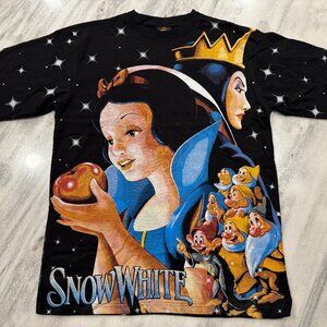 Snow White Disney Movie All Over Print AOP Size XL Modern Double Sided T-Shirt